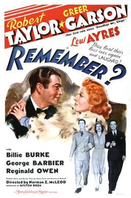Remember? (1939 film) - Wikipedia
