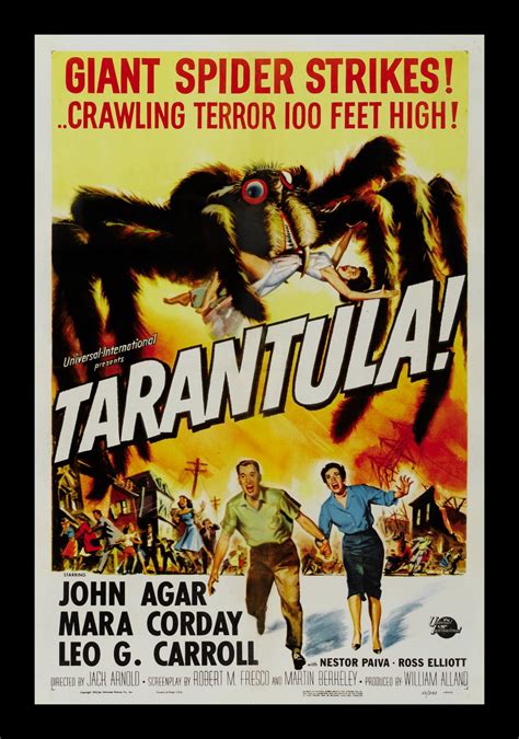 TARANTULA * CineMasterpieces ORIGINAL MOVIE POSTER 1955 ...