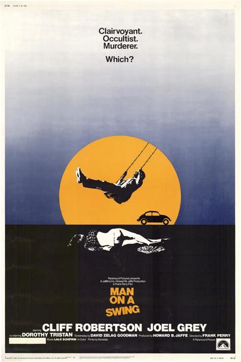 Man on a Swing Movie Posters From Movie Poster Shop