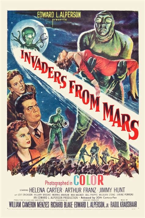 1950's Sci-Fi * Invaders From Mars * Movie Poster 1953 | eBay