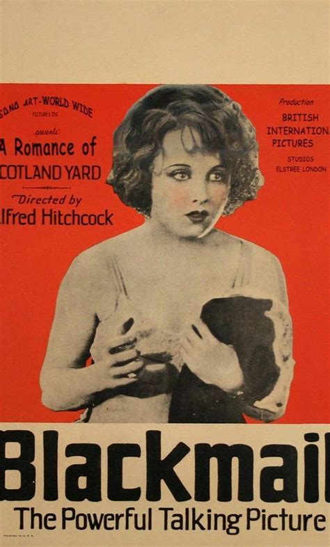 Blackmail (1929) - IMDb