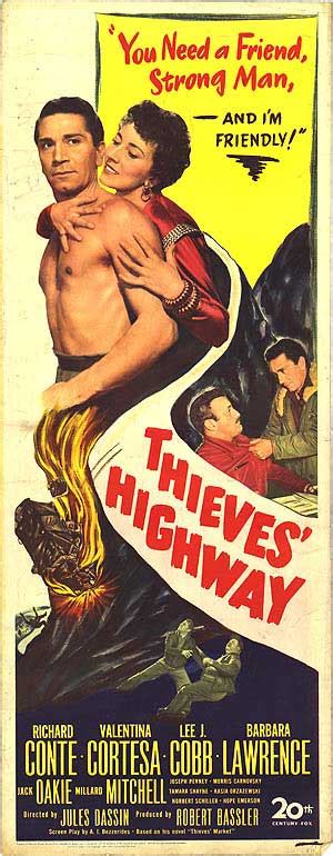 Thieves' Highway movie posters at movie poster warehouse ...