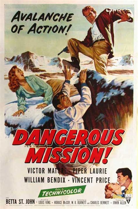 Dangerous Mission Movie Posters From Movie Poster Shop