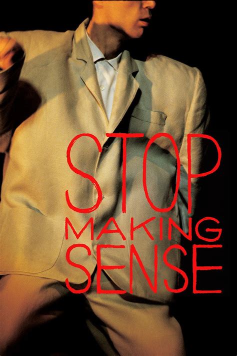 Stop Making Sense (1984) - Posters — The Movie Database (TMDb)