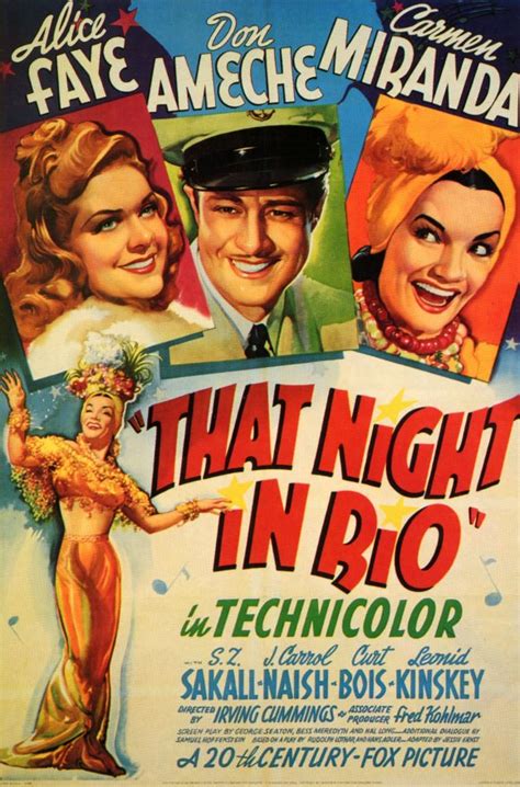 That Night in Rio Movie Posters From Movie Poster Shop