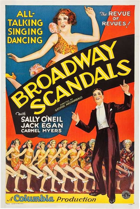 Broadway Scandals Movie Posters From Movie Poster Shop