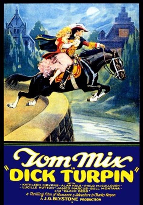 DICK TURPIN Tom Mix 1925 Rare Movie SILENT SCREEN FILM ...