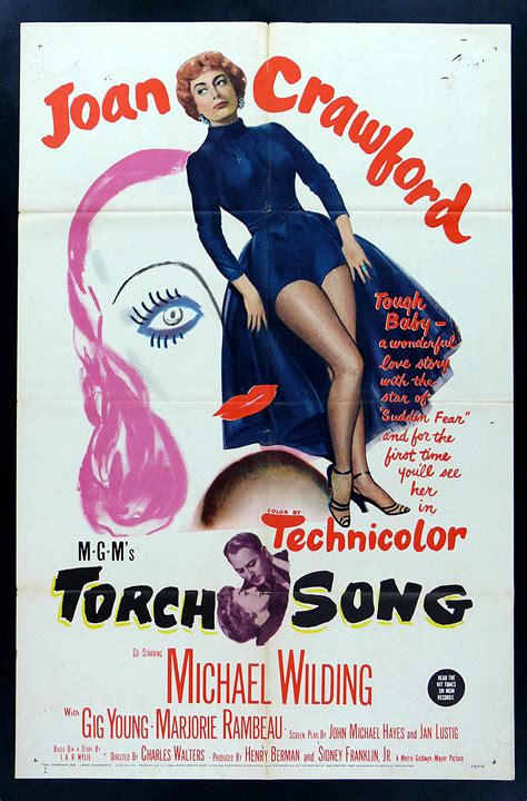 TORCH SONG * 1SH ORIG MOVIE POSTER 1953 JOAN CRAWFORD | eBay