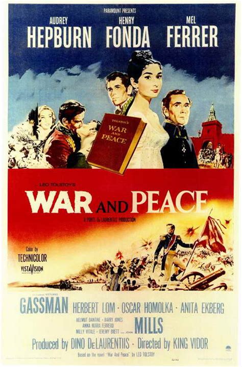 War and Peace Movie Posters From Movie Poster Shop