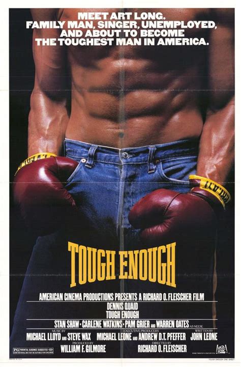 Tough Enough Movie Posters From Movie Poster Shop