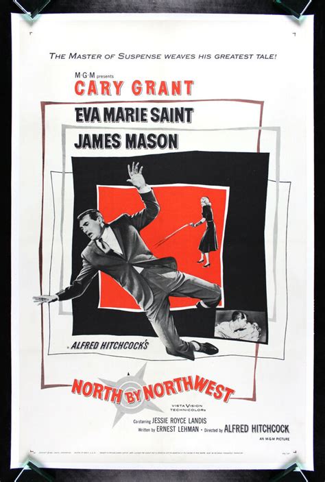 NORTH BY NORTHWEST * CineMasterpieces 1959 HITCHCOCK ...