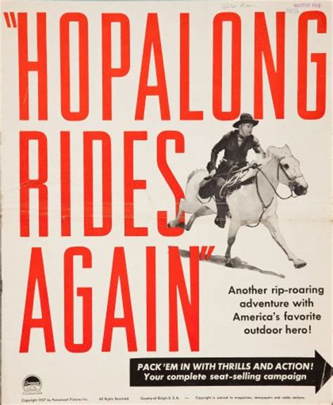 Hopalong Rides Again (1937) on Collectorz.com Core Movies