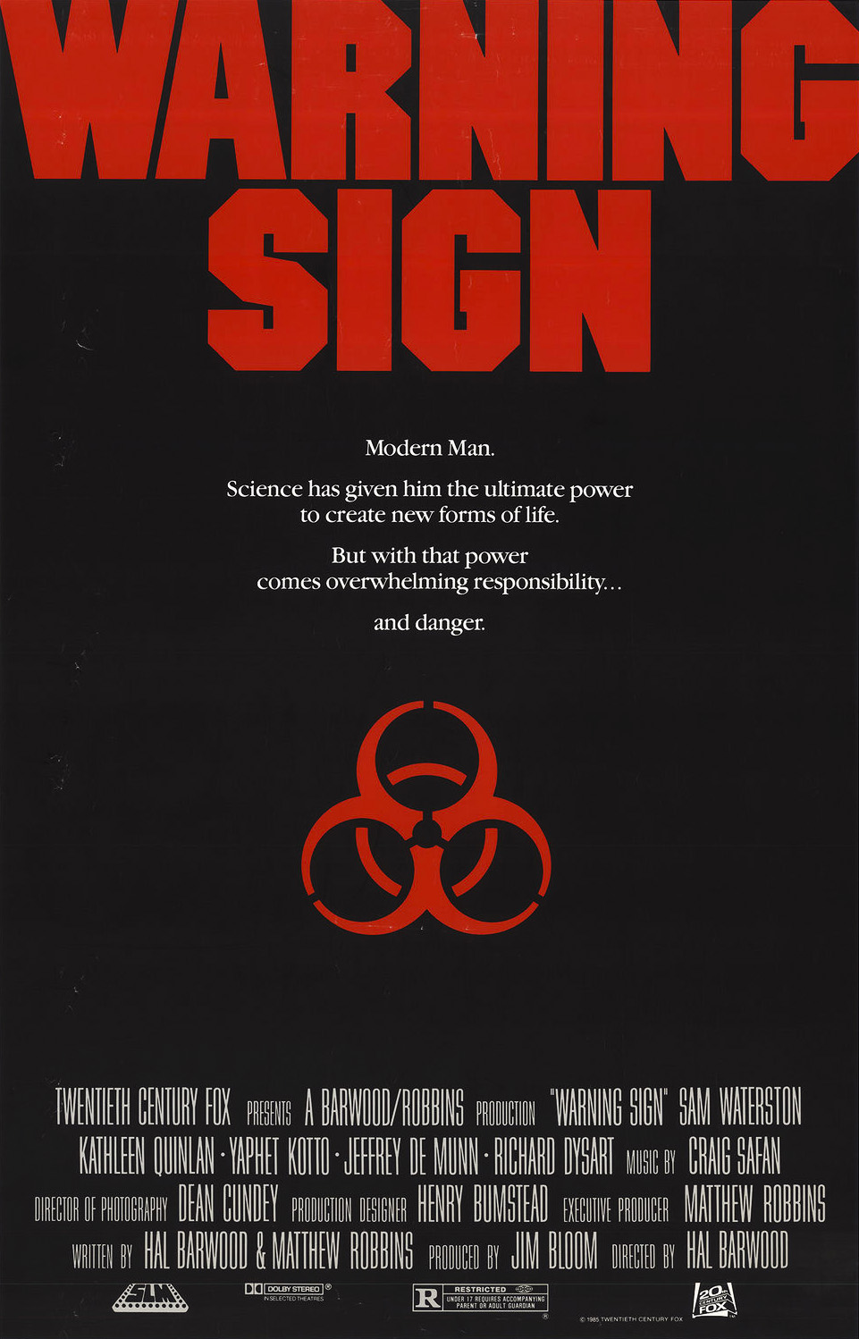 Warning Sign [1985]