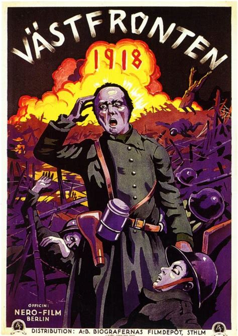 Westfront 1918 Movie Posters From Movie Poster Shop