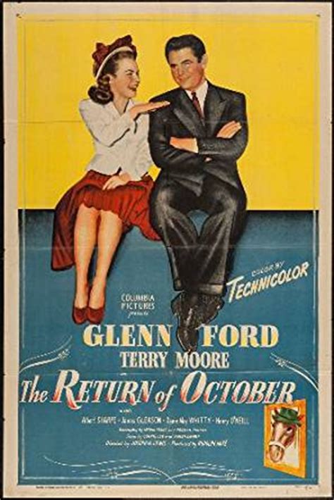 1948 The Return of October starring Glenn Ford, Terry ...