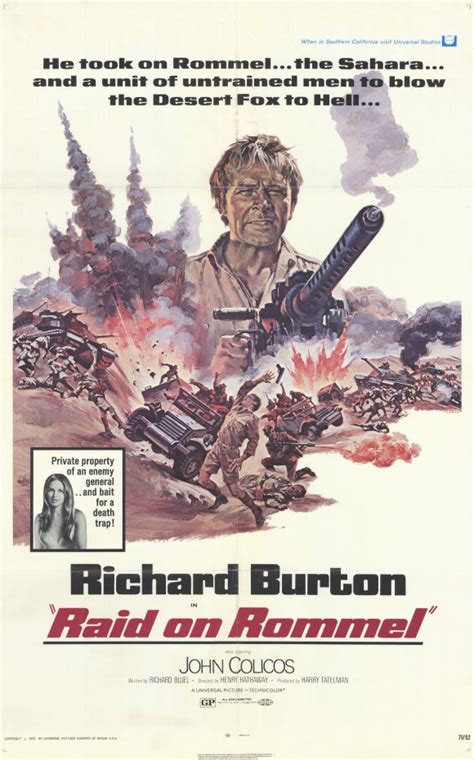 Raid on Rommel Movie Posters From Movie Poster Shop