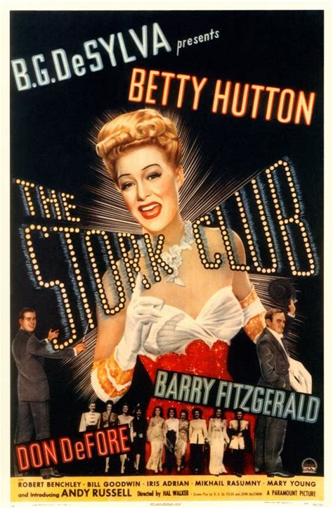 The Stork Club Movie Posters From Movie Poster Shop