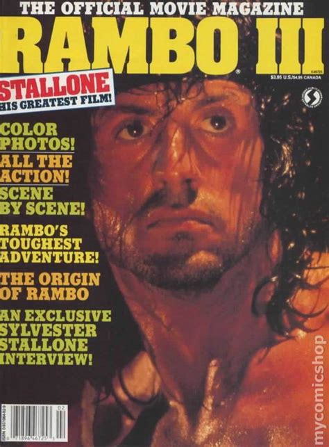 Rambo III Official Movie Magazine (1988) comic books