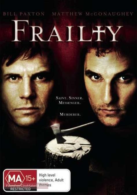 Frailty Australian dvd cover