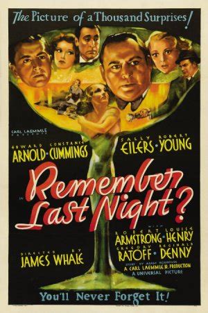 Vintage Movie Night: Remember Last Night? (1935) | The ...