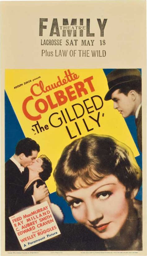 The Gilded Lily Movie Posters From Movie Poster Shop