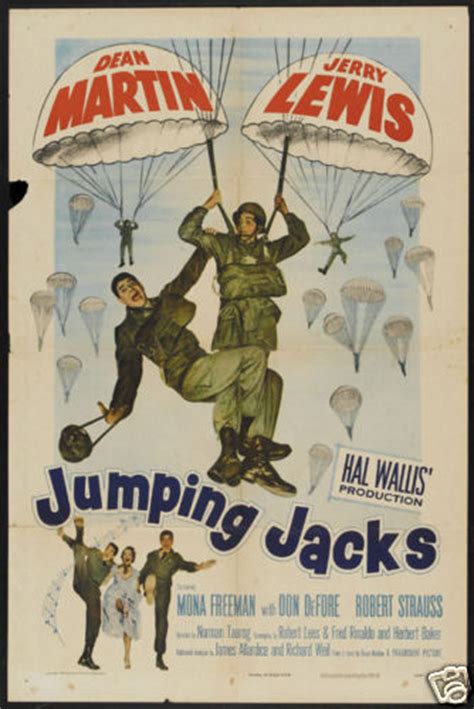 Jumping Jacks Jerry Lewis Dean Martin movie poster print ...