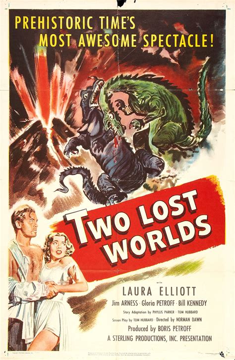 Poster for Two Lost Worlds (1951, USA) - Wrong Side of the Art