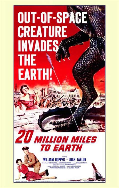 20 Million Miles to Earth Movie Posters From Movie Poster Shop