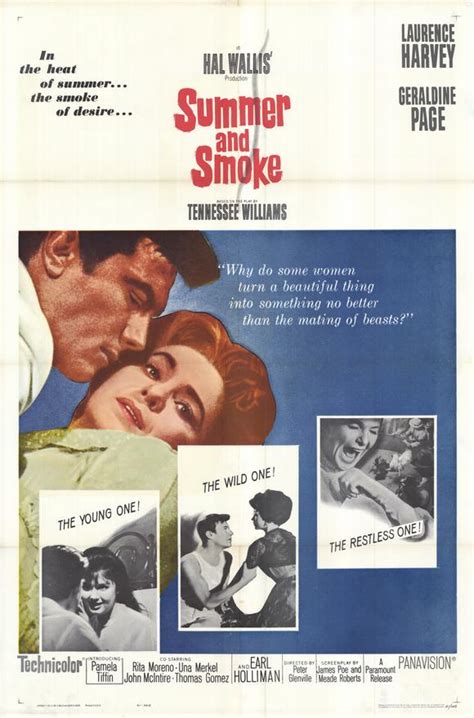 Summer and Smoke Movie Posters From Movie Poster Shop