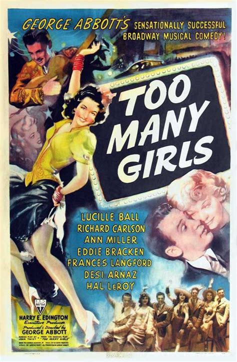 Too Many Girls Movie Posters From Movie Poster Shop