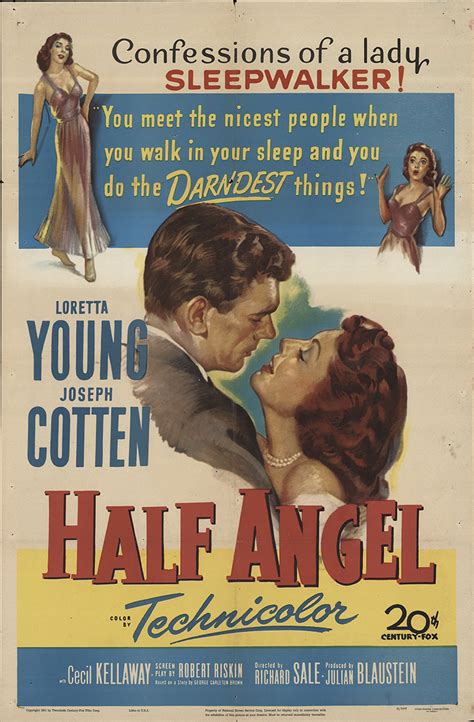 Half Angel 1951 Original Movie Poster #FFF-64322 ...