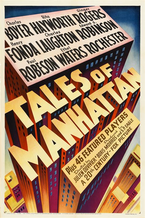 Tales of Manhattan Movie Posters From Movie Poster Shop