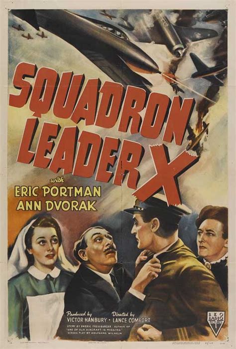 Squadron Leader X Movie Posters From Movie Poster Shop