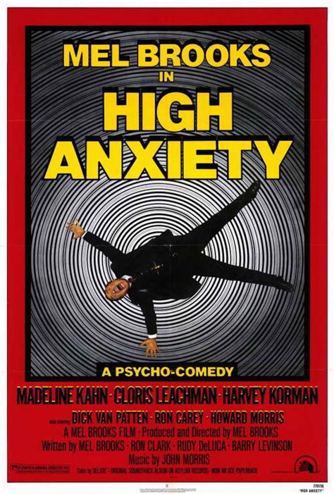 High Anxiety Movie Posters From Movie Poster Shop