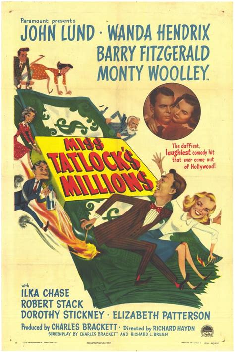 Miss Tatlock's Millions Movie Posters From Movie Poster Shop