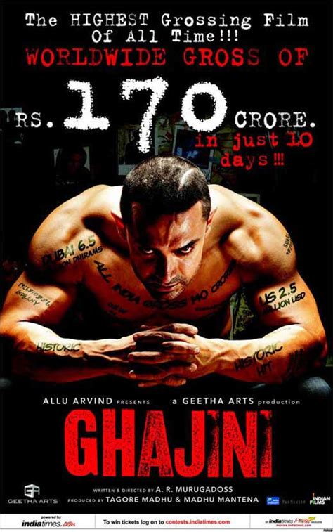 Ghajini Movie Posters From Movie Poster Shop