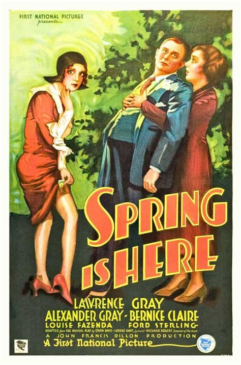Spring Is Here Movie Posters From Movie Poster Shop