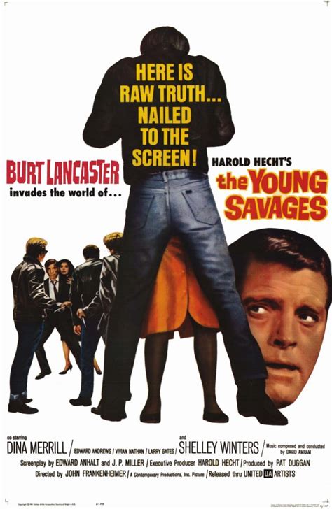 The Young Savages Movie Posters From Movie Poster Shop