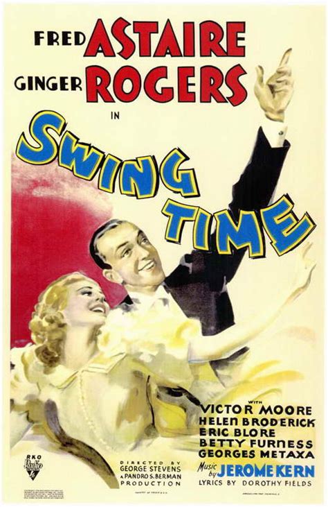 Swing Time Movie Posters From Movie Poster Shop