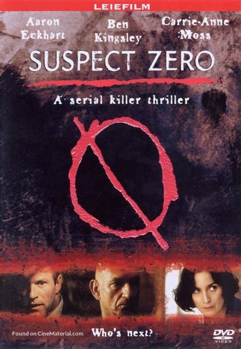 Suspect Zero Norwegian movie cover