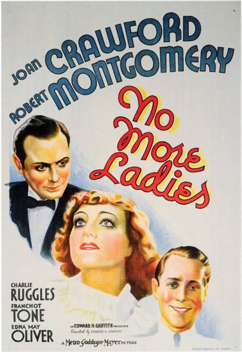 No More Ladies Movie Posters From Movie Poster Shop