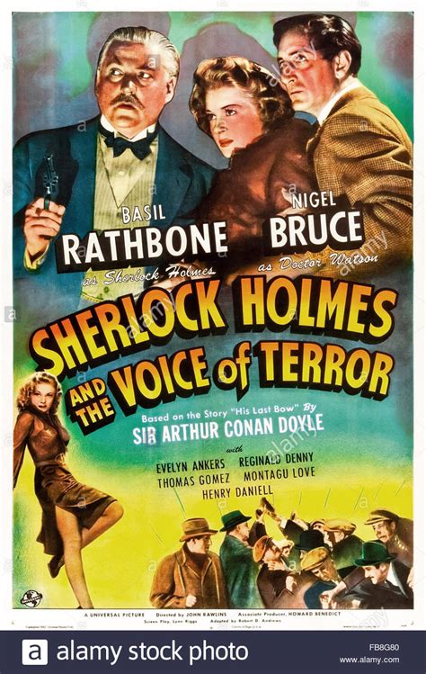 Poster for 'Sherlock Holmes and the Voice of Terror' 1942 ...
