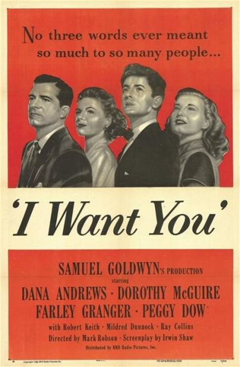 FilmFanatic.org » I Want You (1951)