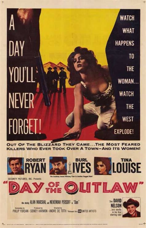 Day of the Outlaw Movie Posters From Movie Poster Shop