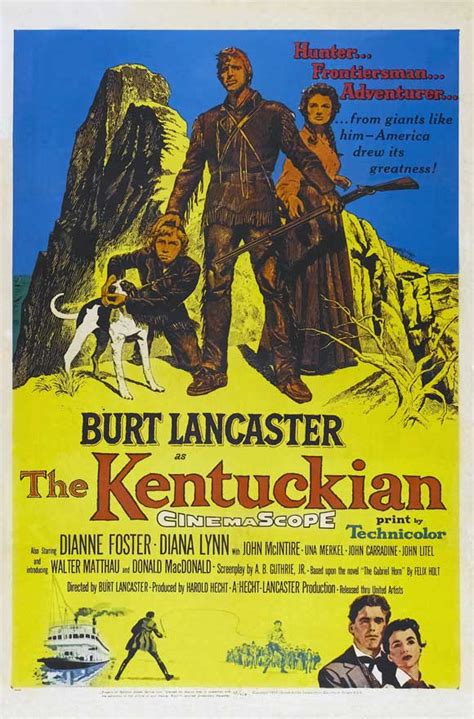 The Kentuckian Movie Posters From Movie Poster Shop