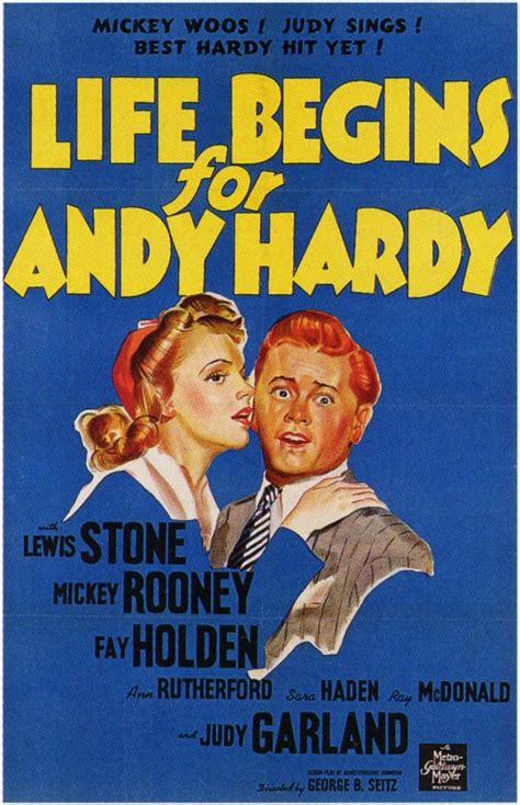 Life Begins for Andy Hardy Movie Posters From Movie Poster ...