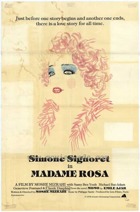 Madame Rosa Movie Posters From Movie Poster Shop