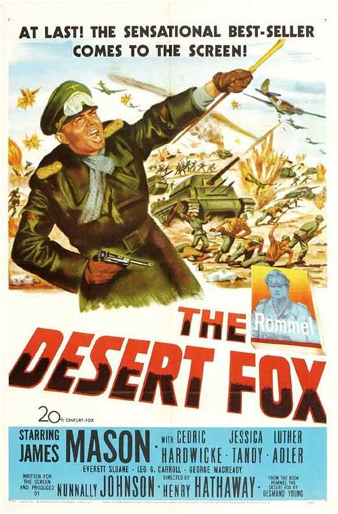 The Desert Fox Movie Posters From Movie Poster Shop