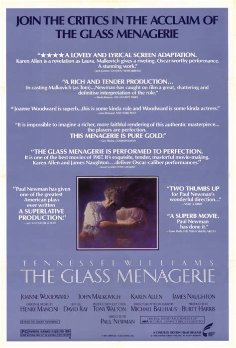 The Glass Menagerie Movie Posters From Movie Poster Shop