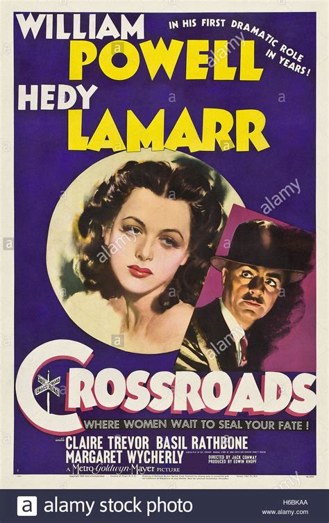Crossroads (1942) - Movie Poster Stock Photo, Royalty Free ...